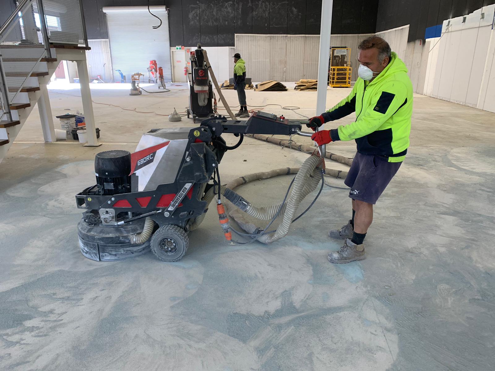 Epoxy floor preparation